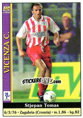 Sticker Stjepan Tomas - Calcio 2000-2001 - Mundicromo