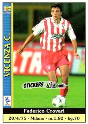 Sticker Federico Crovari - Calcio 2000-2001 - Mundicromo