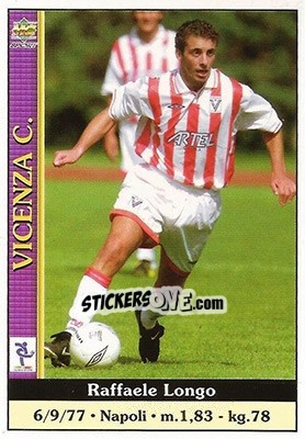 Sticker Raffaele Longo - Calcio 2000-2001 - Mundicromo
