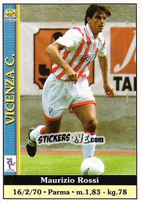 Sticker Maurizio Rossi - Calcio 2000-2001 n. 427 - Mundicromo