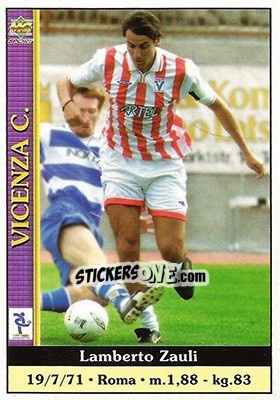 Sticker Lamberto Zauli - Calcio 2000-2001 - Mundicromo