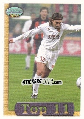Sticker Gabriel Omar Batistuta - Calcio 2000-2001 n. T10 - Mundicromo