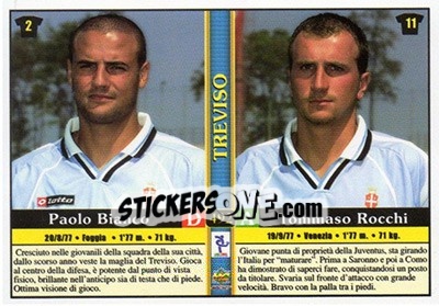 Sticker Diego Bortoluzzi / Giovanni Bosi / Paolo Bianco / Tommaso Rocchi