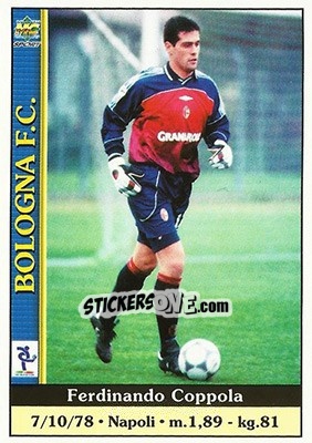Sticker Ferdinando Coppola - Calcio 2000-2001 n. 501 - Mundicromo