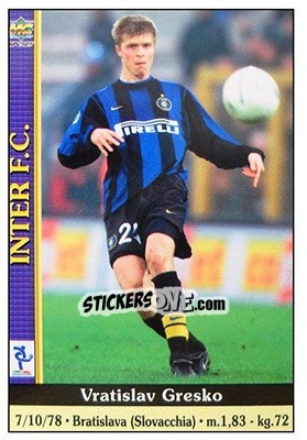 Sticker Vratislav Gresko - Calcio 2000-2001 - Mundicromo