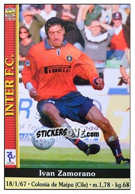 Sticker Ivan Zamorano - Calcio 2000-2001 n. 504 - Mundicromo