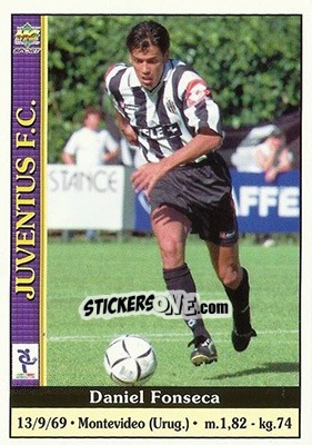 Sticker Daniel Fonseca - Calcio 2000-2001 n. 506 - Mundicromo