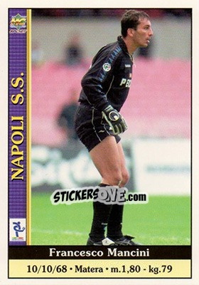 Sticker Francesco Mancini - Calcio 2000-2001 n. 514 - Mundicromo