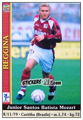Sticker Junior Santos Batista Mozart - Calcio 2000-2001 n. 524 - Mundicromo