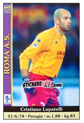 Sticker Cristiano Lupatelli - Calcio 2000-2001 n. 527 - Mundicromo