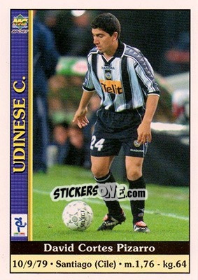 Sticker David Cortes Pizarro - Calcio 2000-2001 n. 530 - Mundicromo