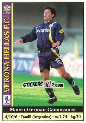 Sticker Mauro German Camoranesi - Calcio 2000-2001 n. 531 - Mundicromo