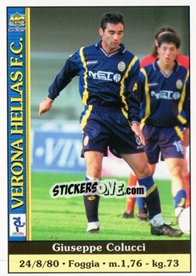 Sticker Giuseppe Colucci - Calcio 2000-2001 - Mundicromo