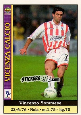 Cromo Vincenzo Sommese - Calcio 2000-2001 - Mundicromo