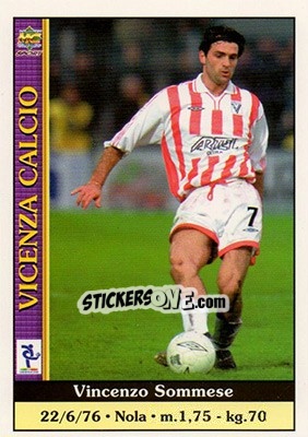 Sticker Vincenzo Sommese - Calcio 2000-2001 n. 535 - Mundicromo