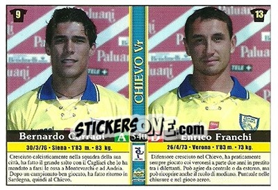 Sticker Bernardo Corradi / enrico Franchi / christian Manfredini / simone Barone