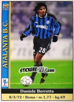 Sticker Daniele Berretta - Calcio 2000-2001 n. 560 - Mundicromo