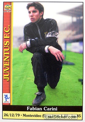 Sticker Fabian Carini - Calcio 2000-2001 n. 575 - Mundicromo