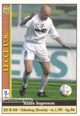 Sticker Klass Ingesson - Calcio 2000-2001 n. 579 - Mundicromo