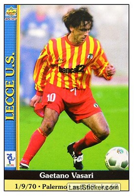 Sticker Gaetano Vasari - Calcio 2000-2001 n. 580 - Mundicromo