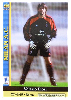 Sticker Valerio Fiori - Calcio 2000-2001 n. 584 - Mundicromo