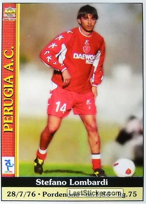 Sticker Stefano Lombardi - Calcio 2000-2001 n. 591 - Mundicromo