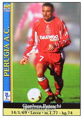 Sticker Gianluca Petrachi - Calcio 2000-2001 n. 592 - Mundicromo