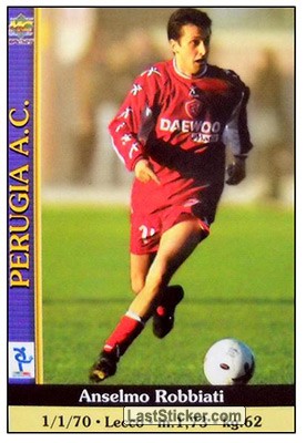 Sticker Anselmo Robbiati - Calcio 2000-2001 n. 593 - Mundicromo