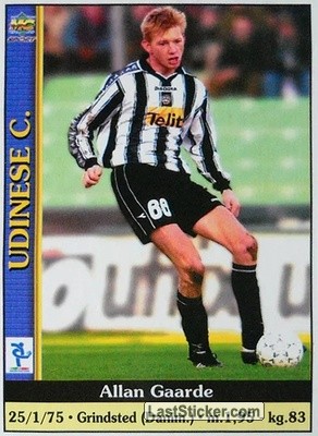 Cromo Allan Gaarde - Calcio 2000-2001 - Mundicromo