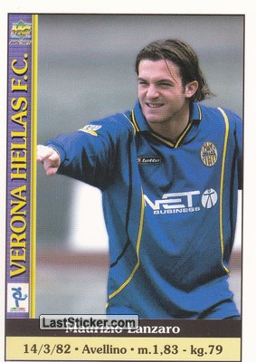 Sticker Maurizio Lanzaro - Calcio 2000-2001 - Mundicromo