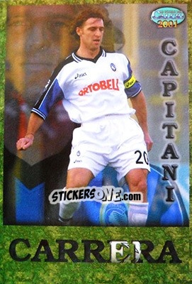 Sticker Massimo Carrera - Calcio 2000-2001 n. C1 - Mundicromo