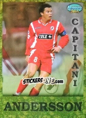 Sticker Daniel Andersson - Calcio 2000-2001 n. C2 - Mundicromo