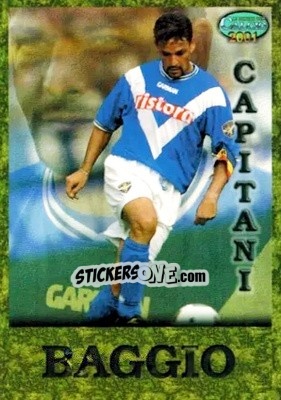 Sticker Roberto Baggio - Calcio 2000-2001 - Mundicromo