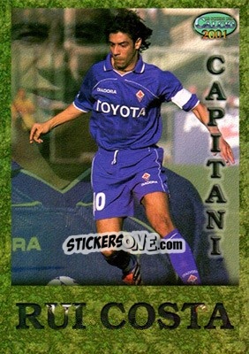 Sticker Manuel Rui Costa - Calcio 2000-2001 - Mundicromo