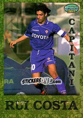 Sticker Manuel Rui Costa - Calcio 2000-2001 n. C5 - Mundicromo