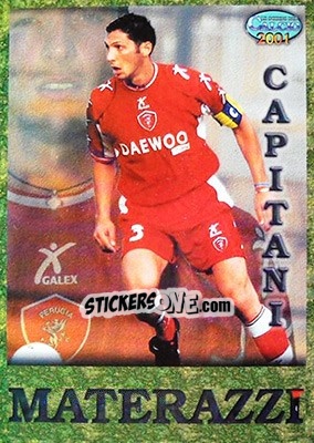 Sticker Marco Materazzi - Calcio 2000-2001 n. C13 - Mundicromo