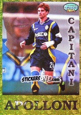 Sticker Luigi Apolloni - Calcio 2000-2001 n. C17 - Mundicromo