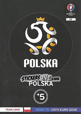 Sticker Polska - Road to UEFA EURO 2016. Adrenalyn XL - Panini