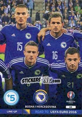 Sticker Line-Up 2 - Road to UEFA EURO 2016. Adrenalyn XL n. 44 - Panini