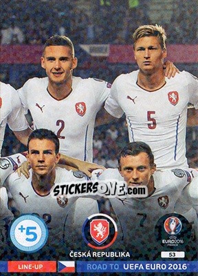 Sticker Line-Up 2 - Road to UEFA EURO 2016. Adrenalyn XL n. 53 - Panini