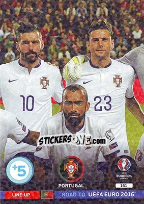 Sticker Line-Up 2 - Road to UEFA EURO 2016. Adrenalyn XL n. 161 - Panini