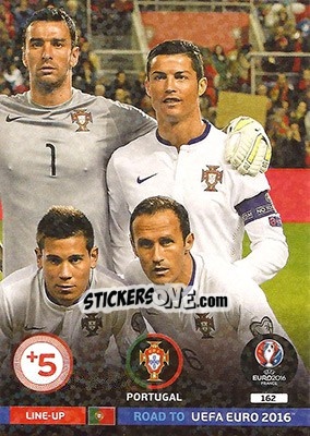 Sticker Line-Up 3 - Road to UEFA EURO 2016. Adrenalyn XL n. 162 - Panini