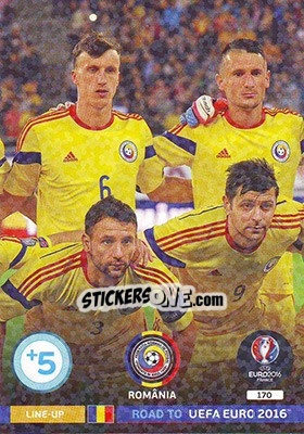 Cromo Line-Up 2 - Road to UEFA EURO 2016. Adrenalyn XL n. 170 - Panini