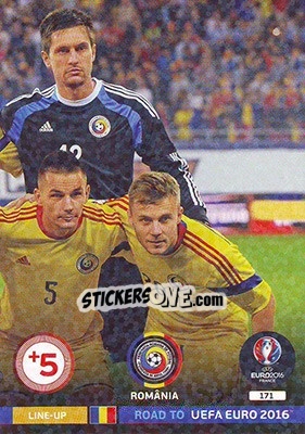 Cromo Line-Up 3 - Road to UEFA EURO 2016. Adrenalyn XL n. 171 - Panini