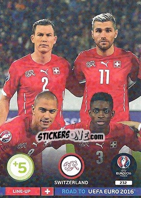 Cromo Line-Up 1 - Road to UEFA EURO 2016. Adrenalyn XL - Panini