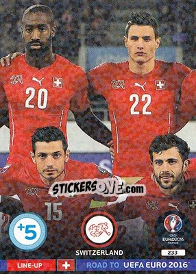 Sticker Line-Up 2 - Road to UEFA EURO 2016. Adrenalyn XL - Panini