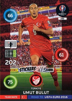 Sticker Umut Bulut - Road to UEFA EURO 2016. Adrenalyn XL - Panini
