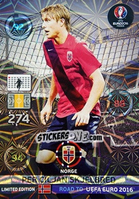 Sticker Per Ciljan Skjelbred - Road to UEFA EURO 2016. Adrenalyn XL n. LE-PS - Panini