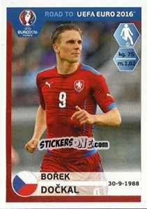 Figurina Borek Dockal - Road to UEFA Euro 2016 - Panini