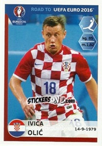 Sticker Ivica Olic - Road to UEFA Euro 2016 n. 143 - Panini